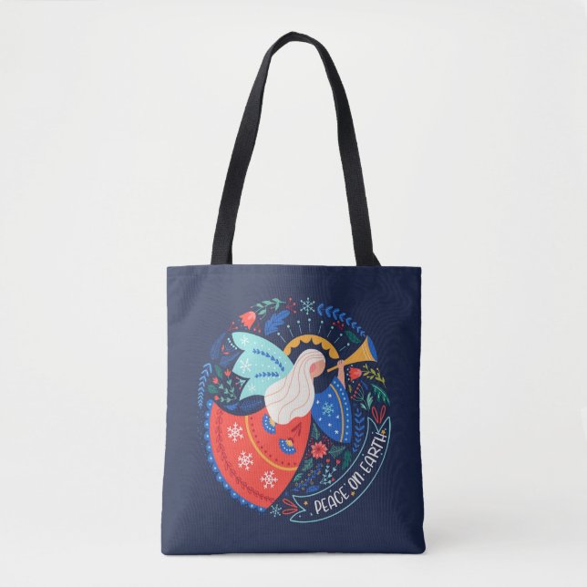 Bolsa Tote Paz na Terra Angel Design (Frente)