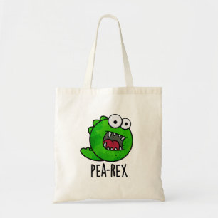 Bolsa Tote Pea Rex Funny Dinosaur Veggie TRex Pun