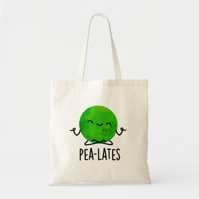 Bolsa Tote Pea Tarde Pilatos Engraçados Pea Pun (Frente)