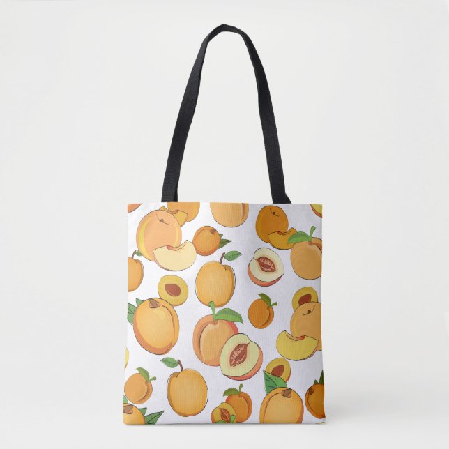 Bolsa Tote Peach Pattern (Frente)