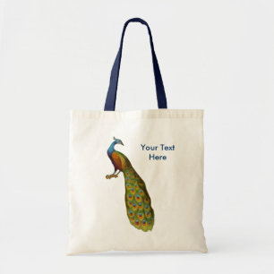 Bolsa Tote Peacock Art Animal Tote Bag