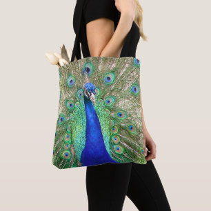 Bolsa Tote Peacock Azul