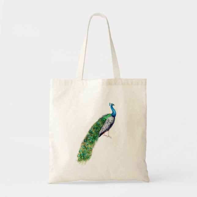 Bolsa Tote Peacock bonito (Frente)