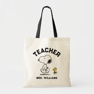 Bolsa Tote Peanuts Est. 1950 Professor de Snoopy & Woodstoc