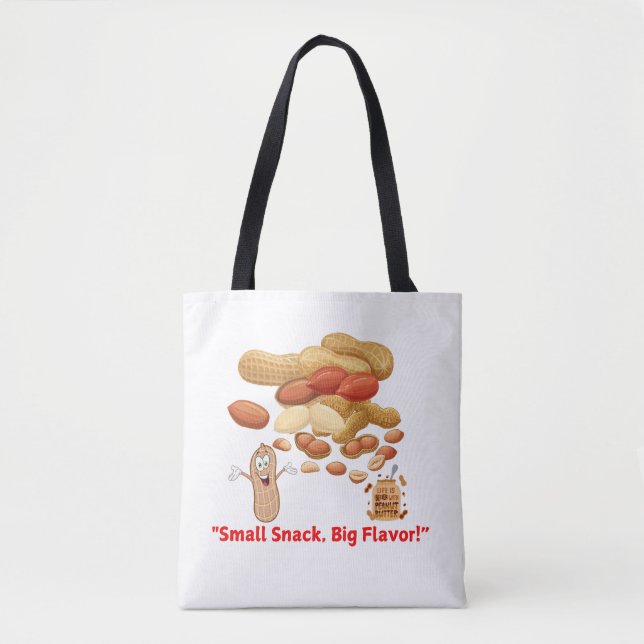 Bolsa Tote Peanuts Pequeno Snack (Frente)