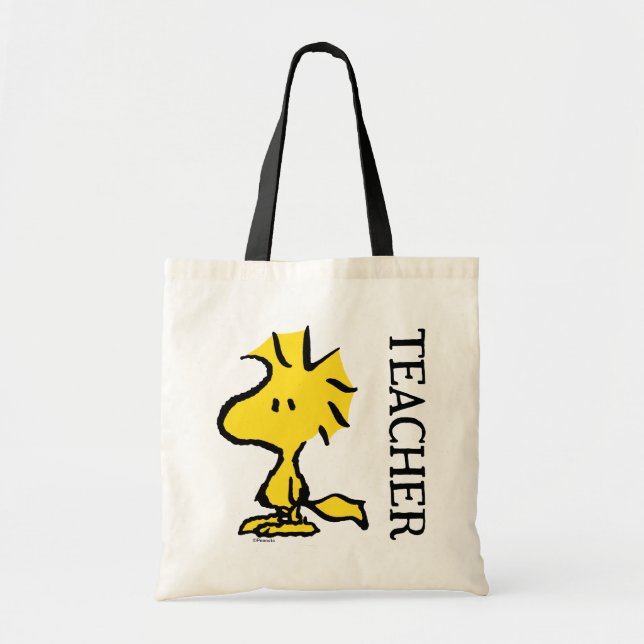 Bolsa Tote Peanuts | Woodstock Teacher (Frente)