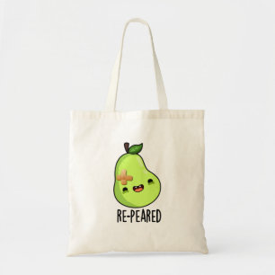 Bolsa Tote Pear Pun Engraçado Novamente Fruta