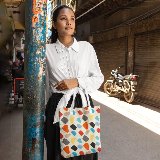 Bolsa Tote Pebbles Coloridos (Criador carregado)