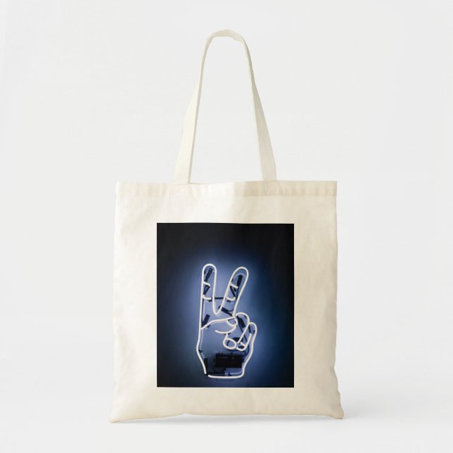 Bolsa Tote peça de neon (Frente)
