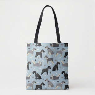 Bolsa Tote Peças e Ossos Schnauzer