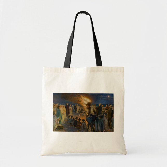 Bolsa Tote Peder Severin Kroyer - Fogueira de Eva Bonfire (Frente)