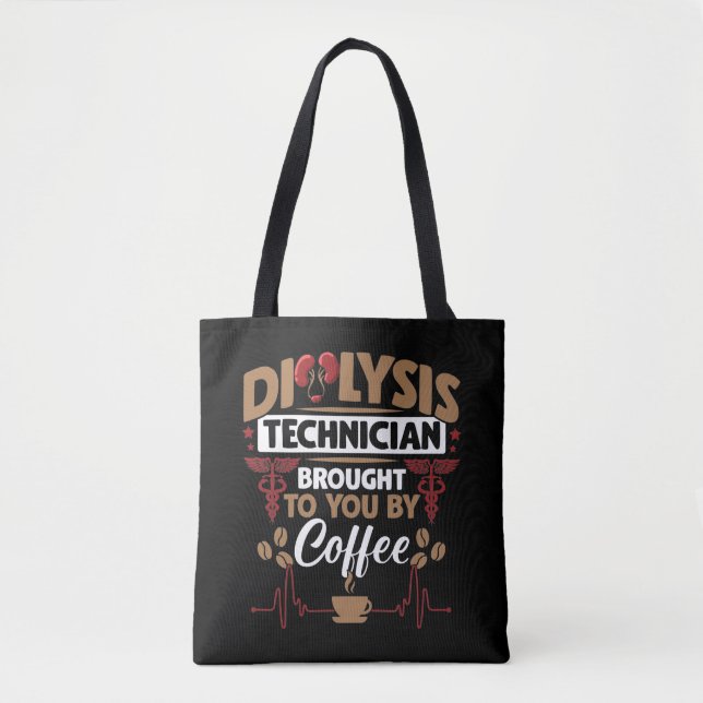 Bolsa Tote Pediatria Diálise Técnica Café Amor (Frente)