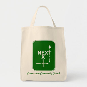 Bolsa Tote Pedra angular seguinte da saída