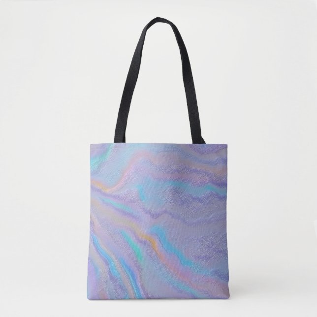 Bolsa Tote Pedra Iridescente Mezmerizadora (Frente)