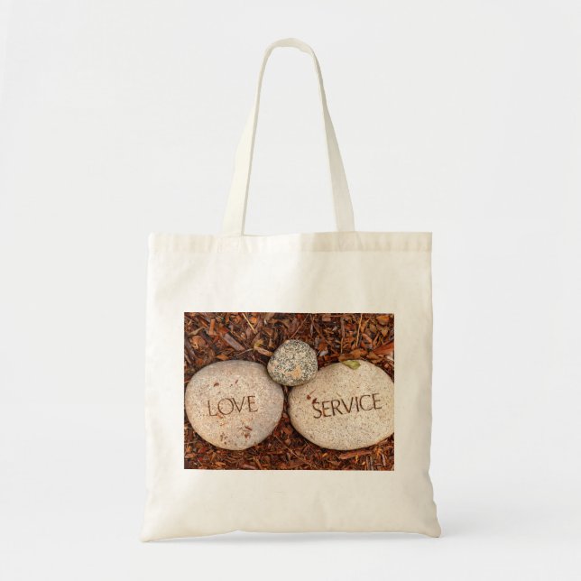 Bolsa Tote Pedra Religiosa Espiritual (Frente)