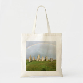 Bolsa Tote Pedras de Callanish com arco-íris - Scotland