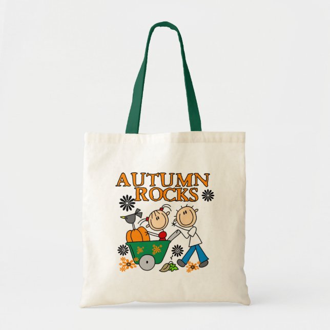 Bolsa Tote Pedras de Outono (Frente)