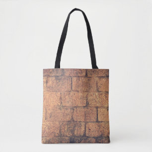 Bolsa Tote Pedras de parede de tijolos de arquitetura