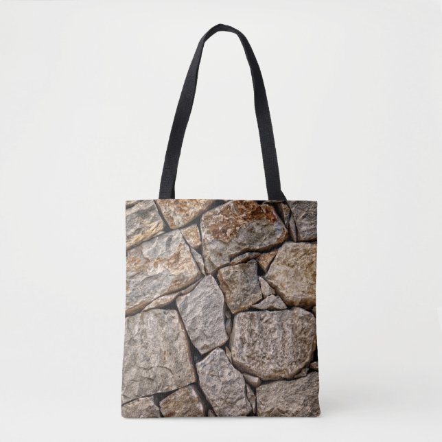Bolsa Tote Pedras de parede, pedras de alvenaria (Frente)