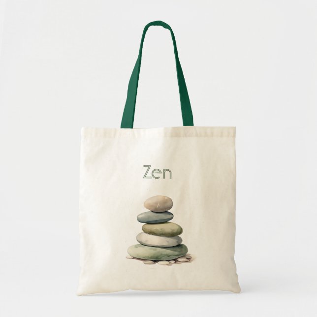 Bolsa Tote Pedras Zen (Frente)