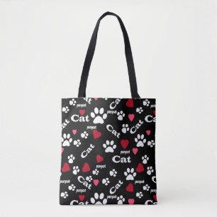 Bolsa Tote Pegadas de gato