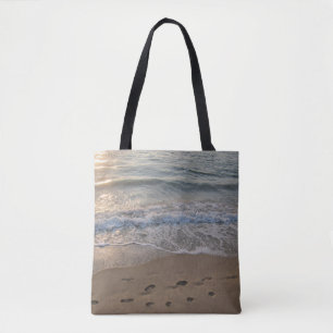 Bolsa Tote Pegadas na Areia