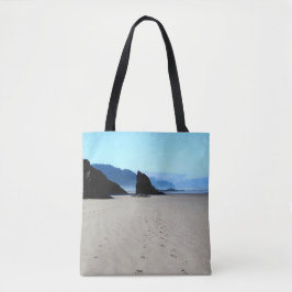 Bolsa Tote Pegadas Na Areia