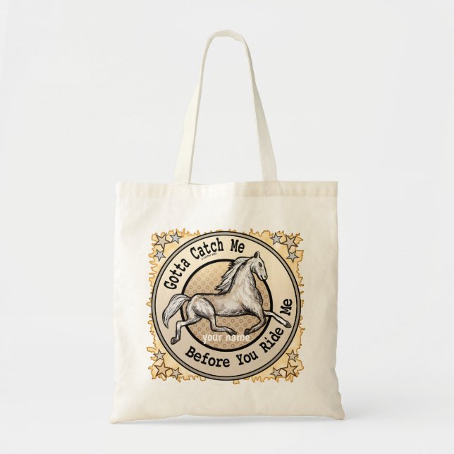 Bolsa Tote Pegue Um Cavalo (Frente)