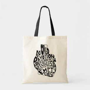 Bolsa Tote peito vazio: coração anatômico