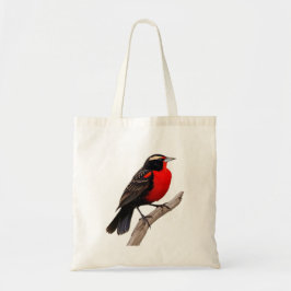 Bolsa Tote peito-vermelho-grande (Sturnella defilippii),