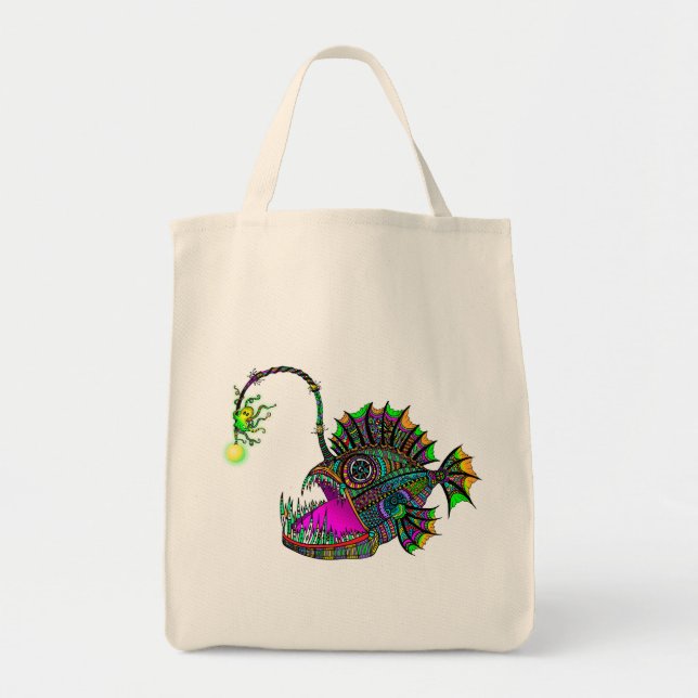 Bolsa Tote Peixe-Anglas Elétrico (Frente)
