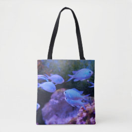 Bolsa Tote Peixe Azul Tropical