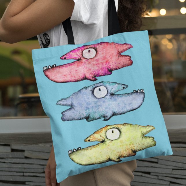 Bolsa Tote Peixe caprichoso e funky  (Criador carregado)