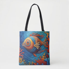 Bolsa Tote Peixe-espada - Saco com peixe