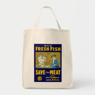 Bolsa Tote Peixe fresco comprar ~ Salve a carne