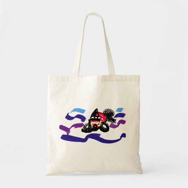 Bolsa Tote Peixe koi alegria (Frente)