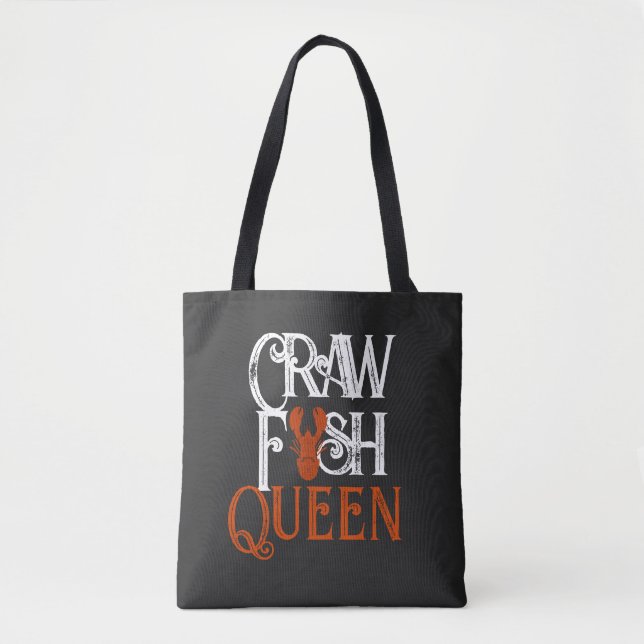 Bolsa Tote Peixe-lama Retro Rainha do Mar (Frente)