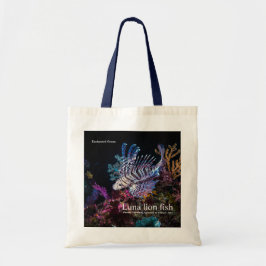 Bolsa Tote Peixe-leão-luna, Pterois lunulata,