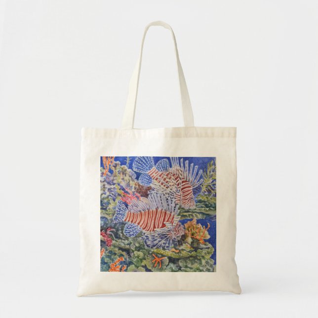 Bolsa Tote Peixe-leão-vermelho (Frente)