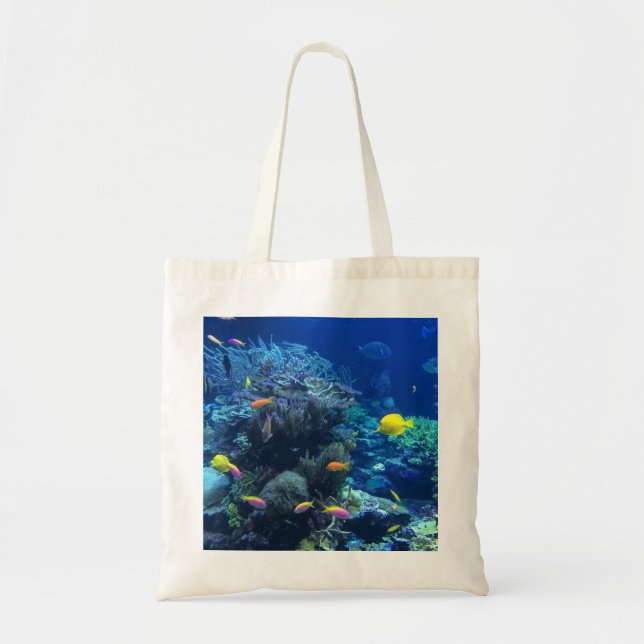 Bolsa Tote Peixe tropical amarelo (Frente)