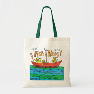Bolsa Tote Peixes Ahoy!