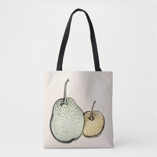 Bolsa Tote Peixes asiáticos de Kōno Bairei (Frente)
