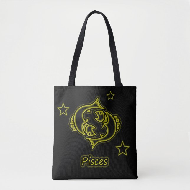 Bolsa Tote Peixes brilhantes (Frente)