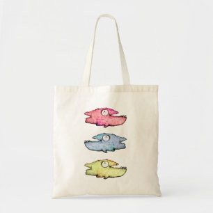 Bolsa Tote Peixes coloridos nadando felizes
