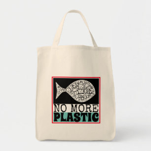 Bolsa Tote Peixes de plástico, faixa de mudanças climática