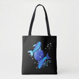 Bolsa Tote Peixes Starry Neptune Zodiac