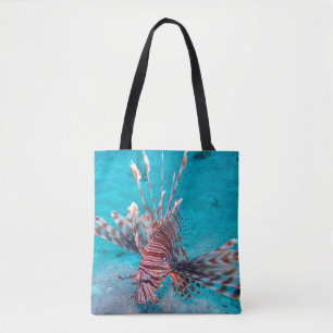 Bolsa Tote Peixes vermelhos bonitos do leão