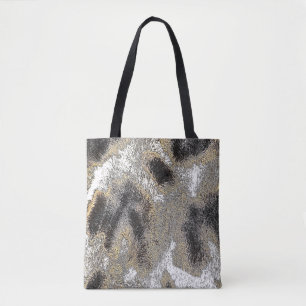Bolsa Tote PELE abstrato GIRAFFE