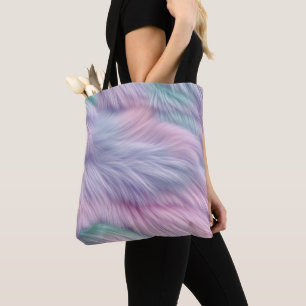 Bolsa Tote Pele Arco-Íris