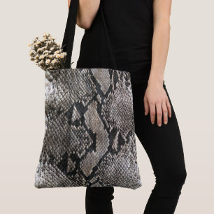 Bolsa Tote Pele de Cobra de luxo Python - Moda Elegante rica